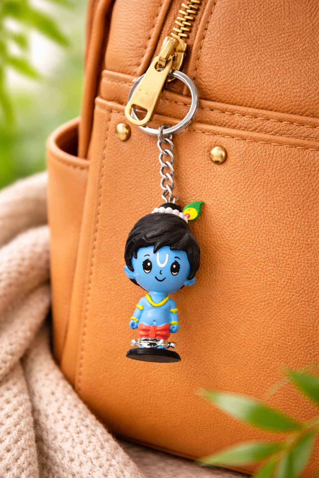 Cute Krishna Keychain