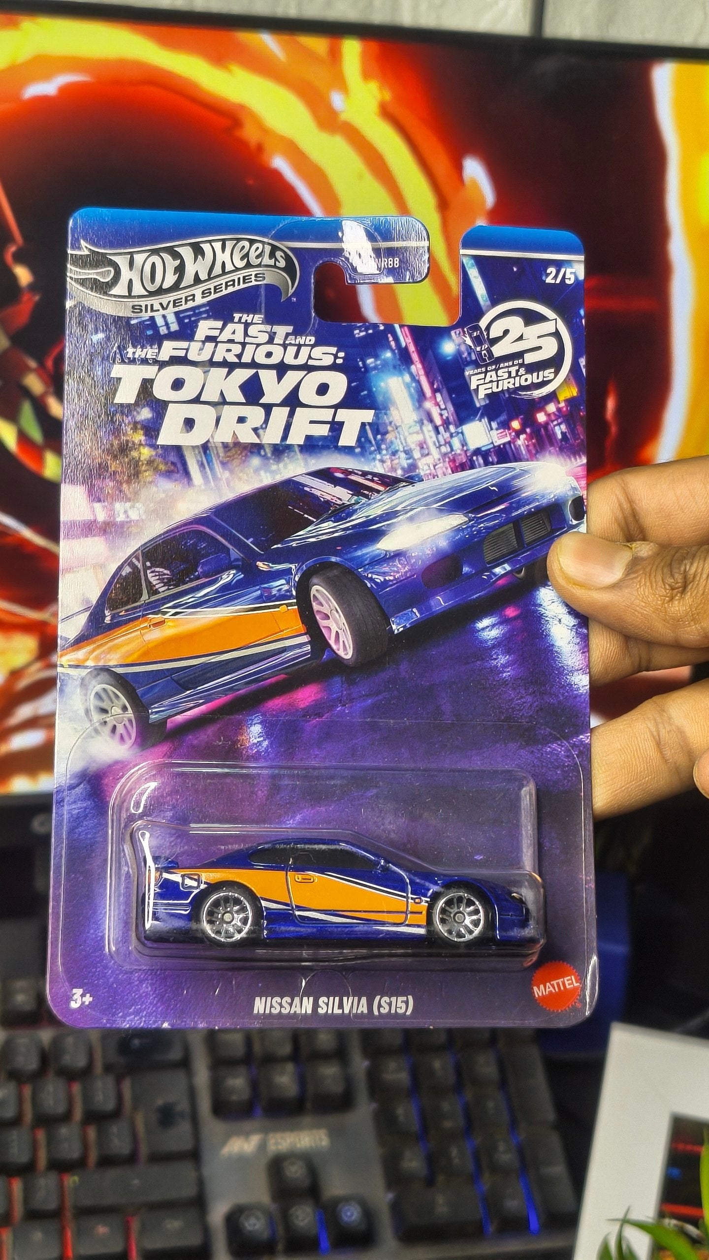 Nissan Silvia (S15) – Fast & Furious Tokyo Drift Hot Wheels Silver Series