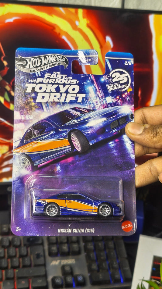 Nissan Silvia (S15) – Fast & Furious Tokyo Drift Hot Wheels Silver Series