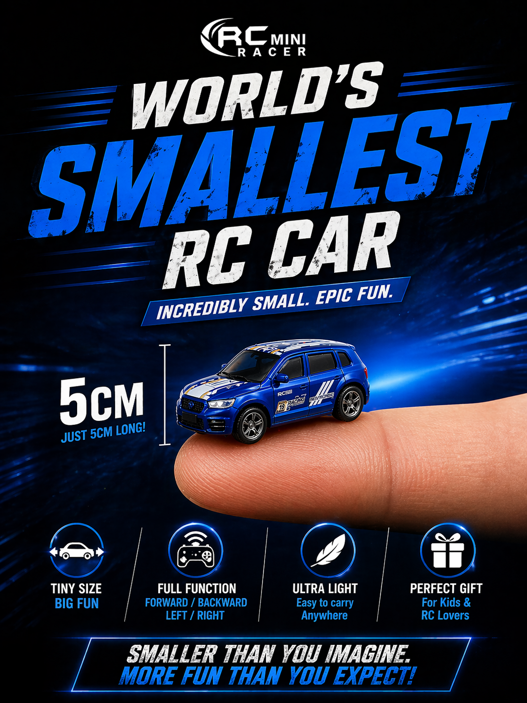Smallest RC Car
