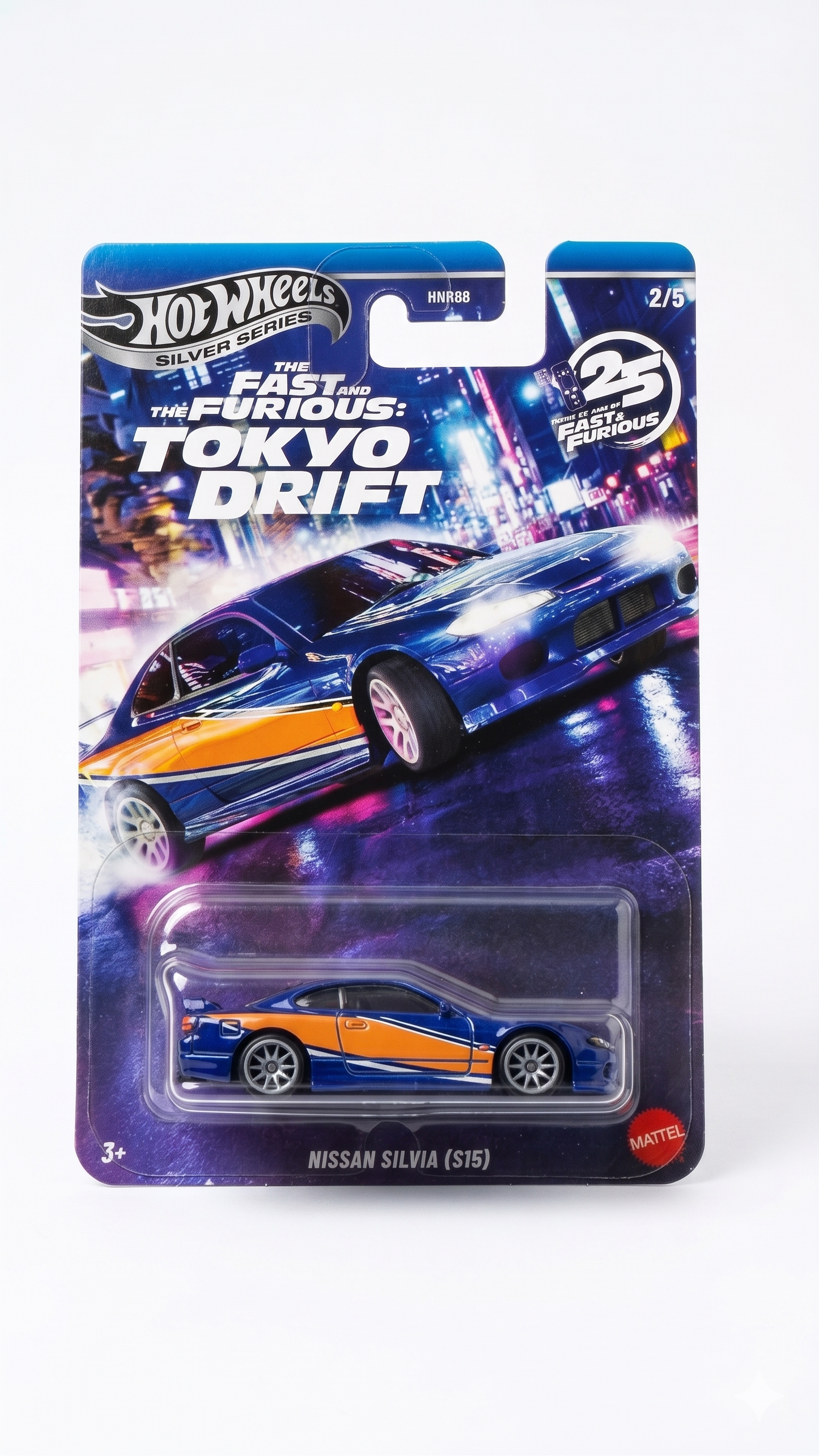 Nissan Silvia (S15) – Fast & Furious Tokyo Drift  Hot Wheels Silver Series