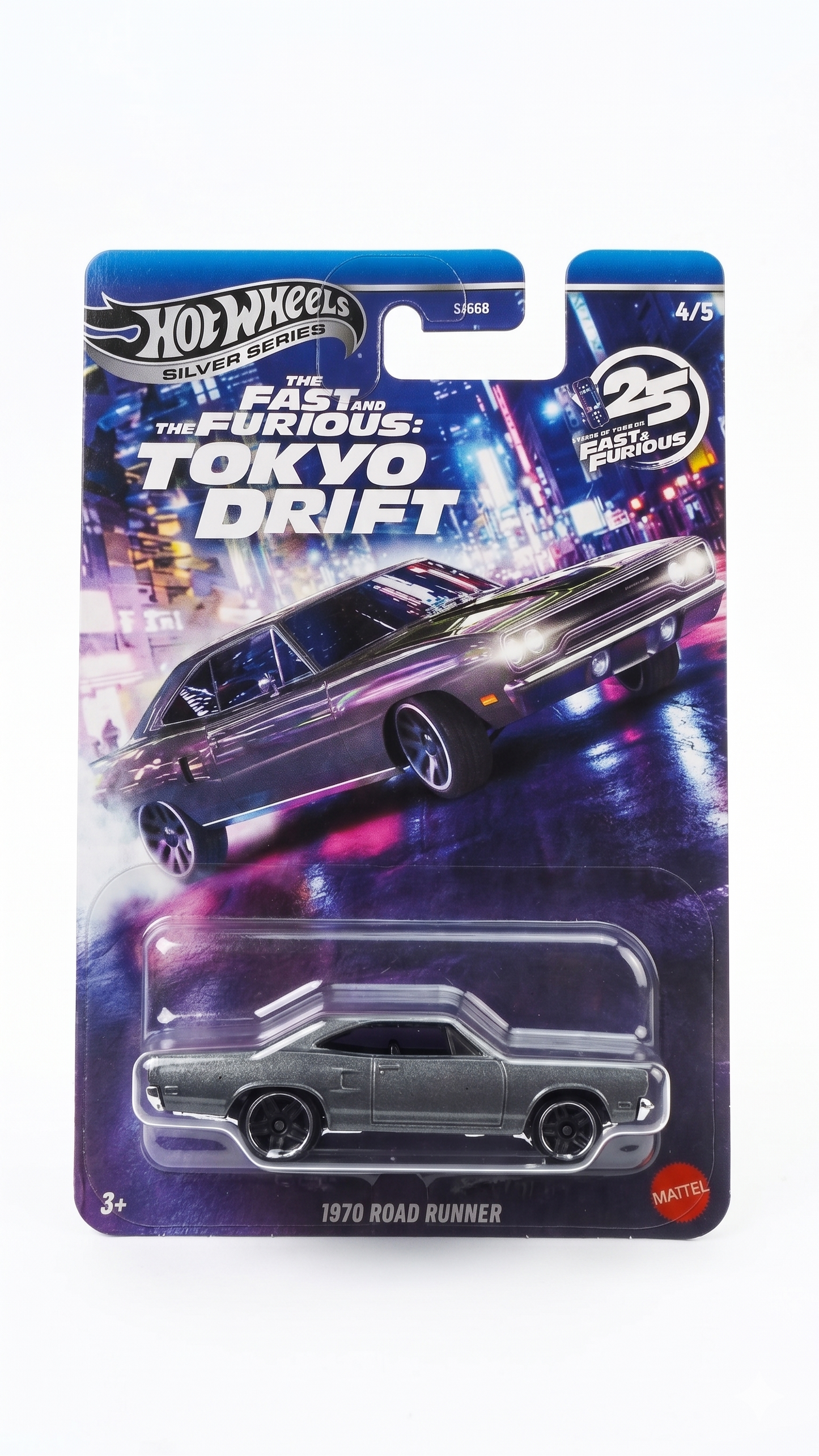 1970 Road Runner – Fast & Furious Tokyo Drift Hot Wheels Silver Series
