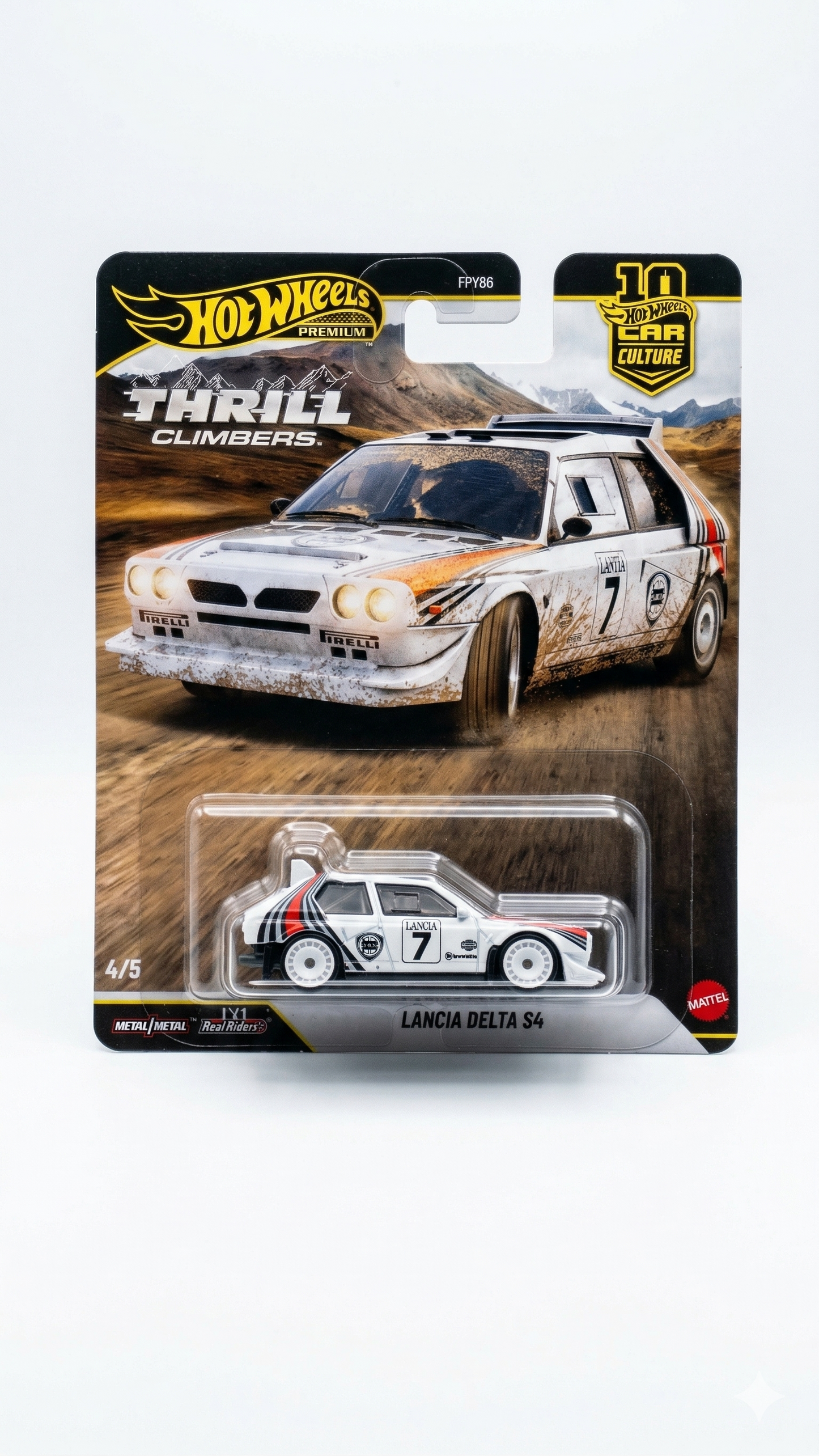 Hot Wheels Premium – Lancia Delta S4 (Car Culture: Thrill Climbers)