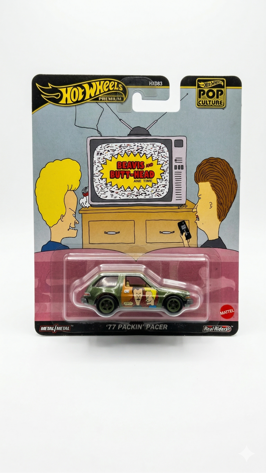 Hot Wheels Premium ‘77 Packin’ Pacer – Beavis &amp; Butt-Head Edition (Imported)