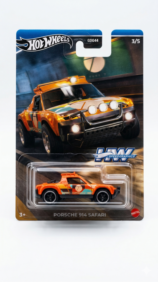 Hot Wheels Porsche 914 Safari Silver Series
