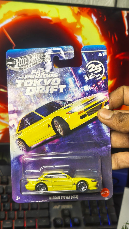 Nissan Silvia (S13) – Fast & Furious Tokyo Drift Hot Wheels Silver Series