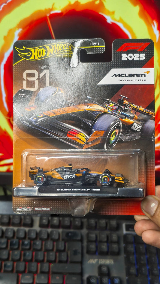 Hot Wheels Premium 2025 McLaren Formula 1 Team No.81