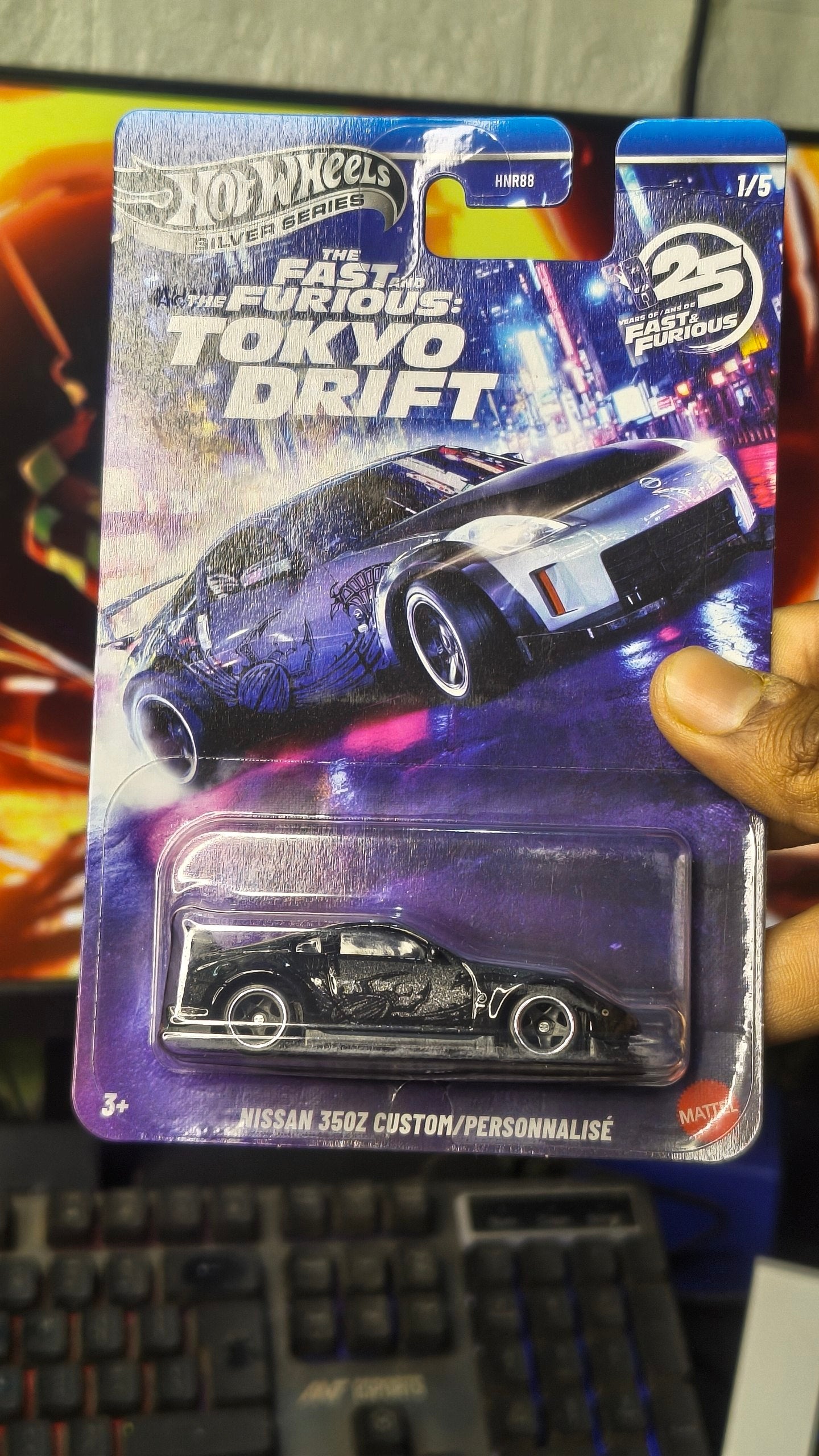 Nissan 350Z Custom – Fast & Furious Tokyo Drift Hot Wheels Silver Series